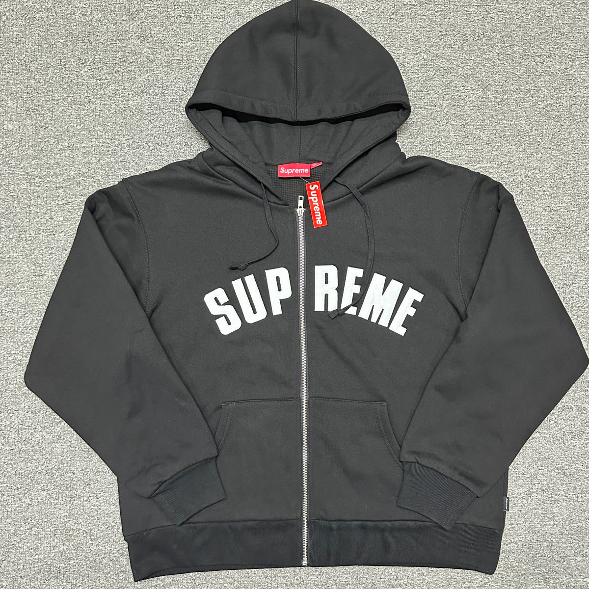 Supreme Arc Thermal Lined Zip Up Hooded Sweatshirt