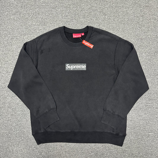 Supreme Washed Box Logo Crewneck