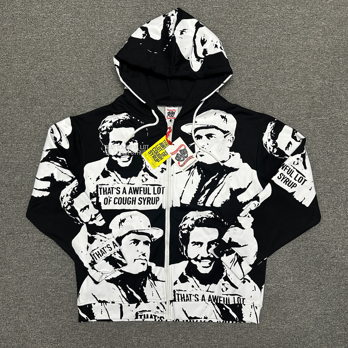 Asaali x That's A Awful Lot Of Cough Syrup "OG Cartel" Full-Zip Hoodie
