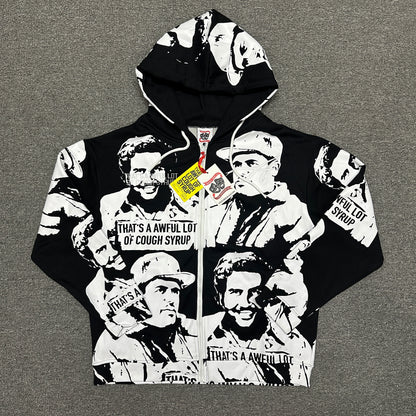 Asaali x That's A Awful Lot Of Cough Syrup "OG Cartel" Full-Zip Hoodie