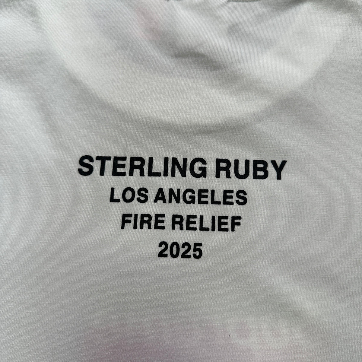 Supreme Los Angeles Fire Relief Box Logo Tee