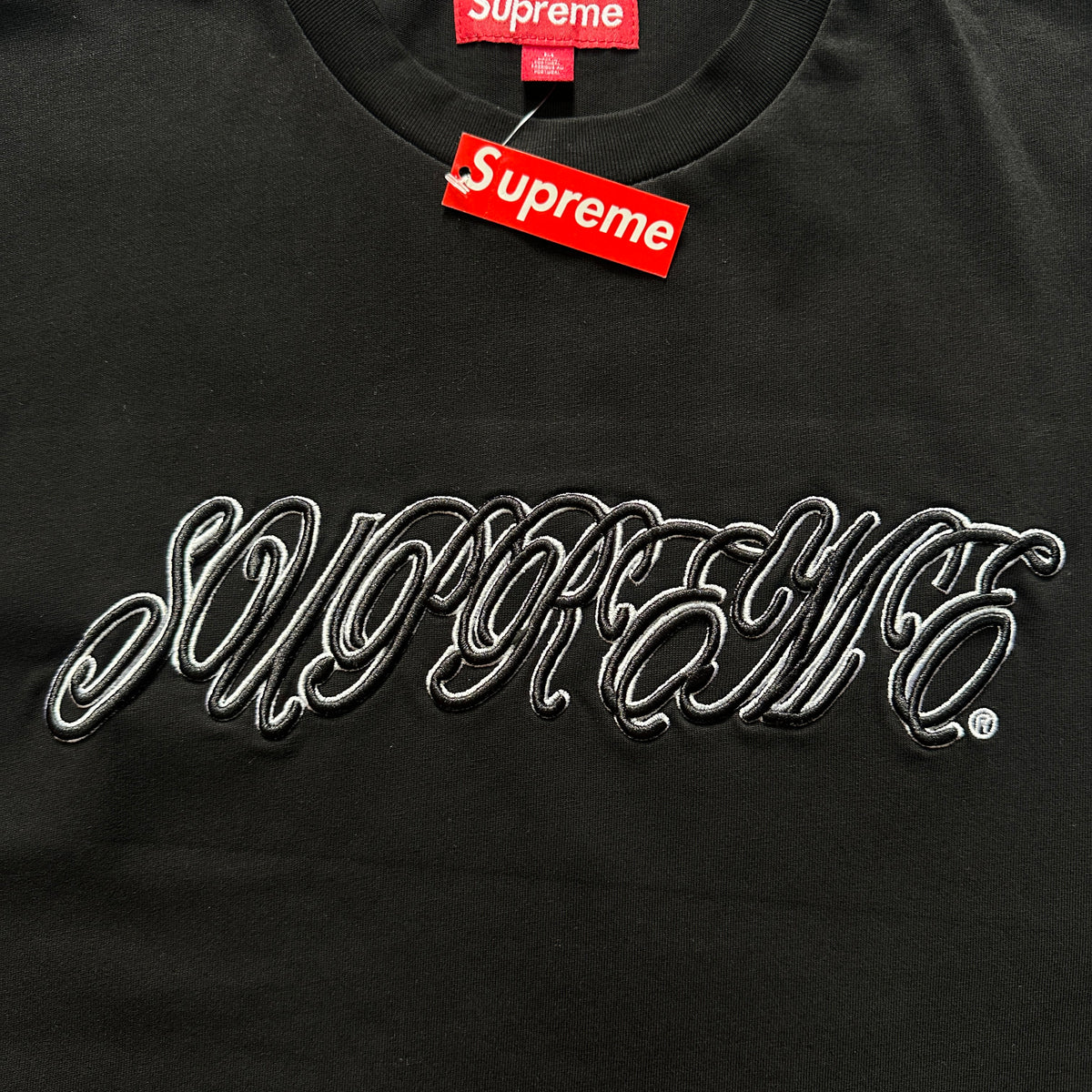 Supreme Raised Script S/S Top