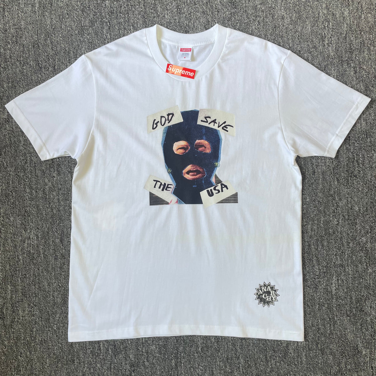 Supreme God Save Us Tee