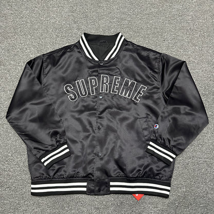 Supreme / Champion Satin Varsity Jacket