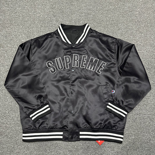 Supreme / Champion Satin Varsity Jacket