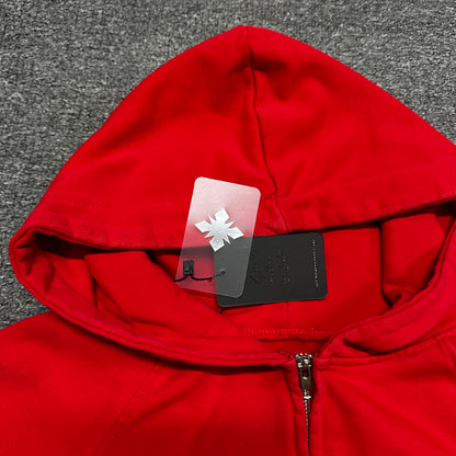We Are Righteous "Risen King" Cropped Zip-Up Hoodie
