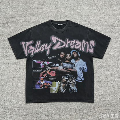 Vale Valley Dreams Artist Collage T-Shirt