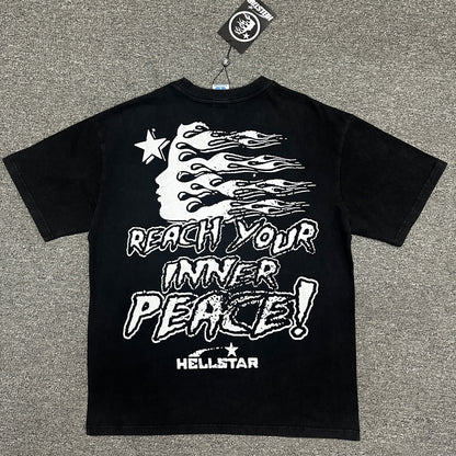 Hellstar Studios "Inner Peace" Skeleton Graphic T-Shirt