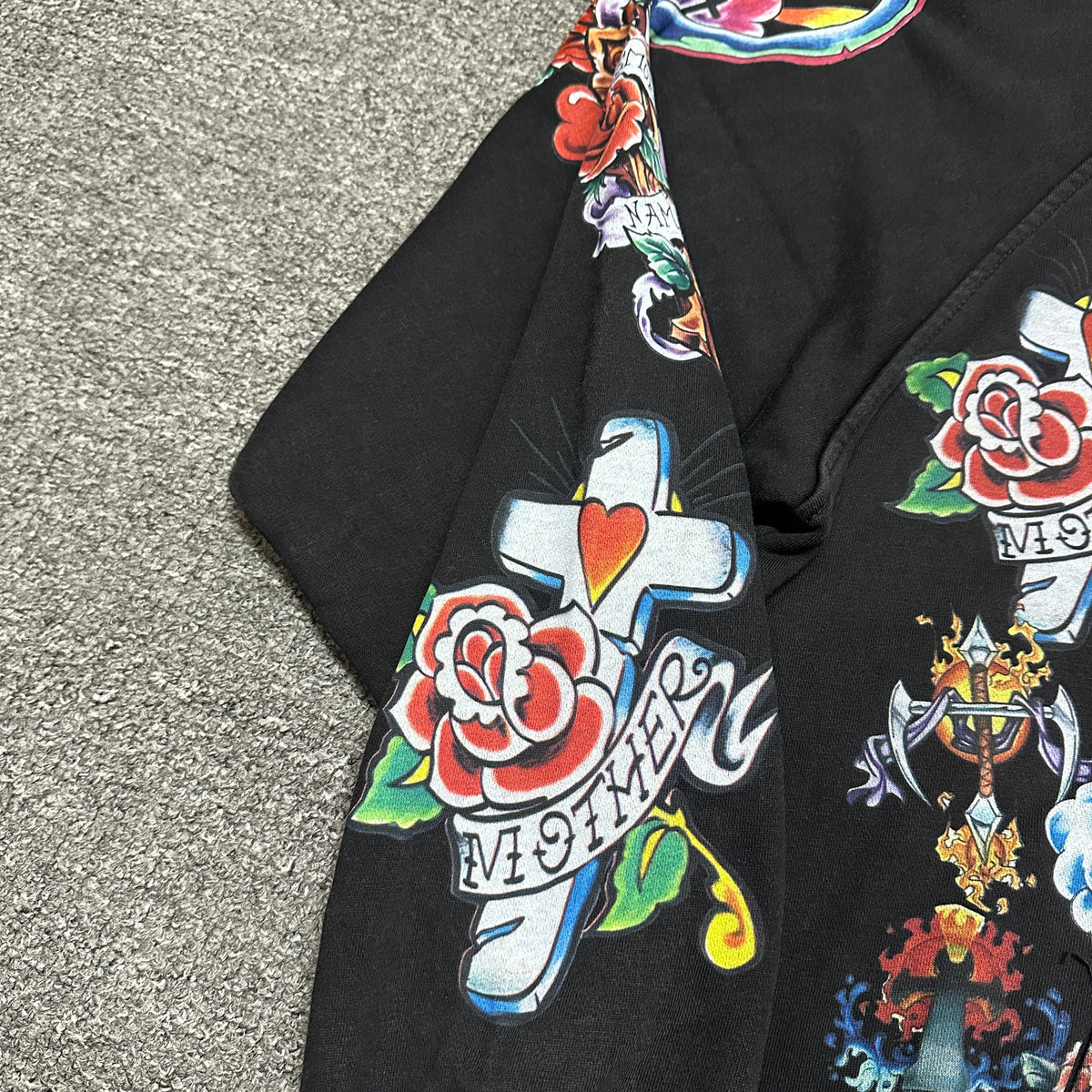 We Are Righteous "Risen King" Cropped Zip-Up Hoodie
