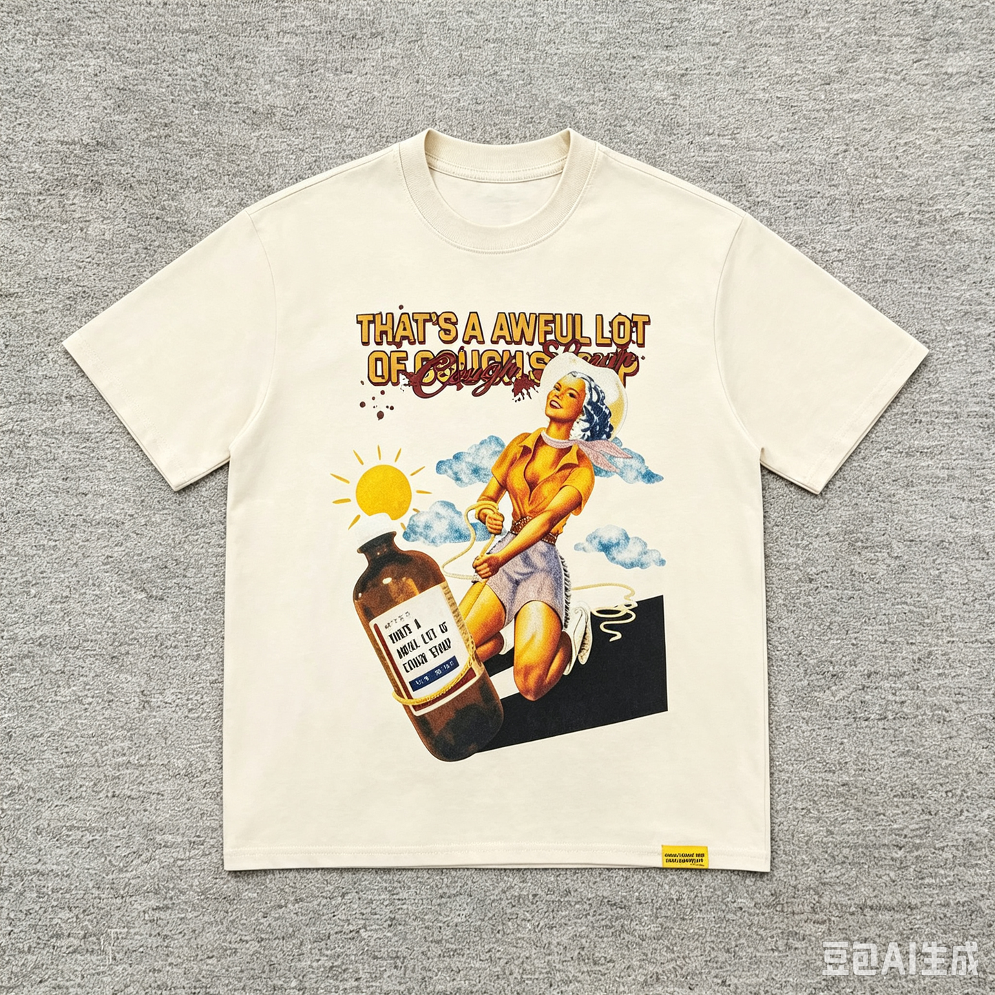 That's A Awful Lot Of Cough Syrup Mixed Graphic T-Shirt