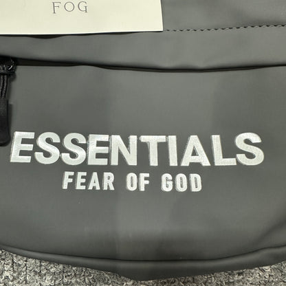 Fear of God Essentials Matte/Waterproof Fanny Pack / Bum Bag with Screen-Printed Logo