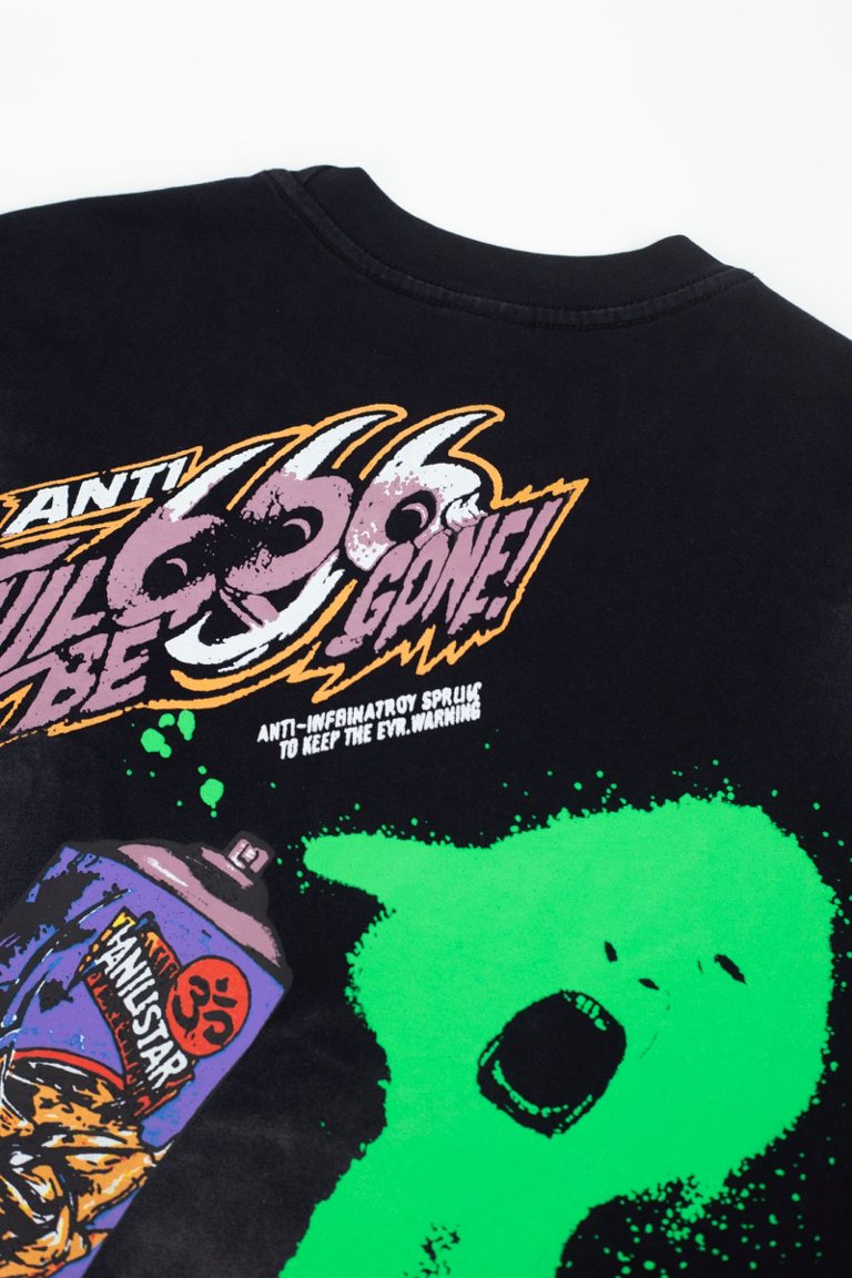 Hellstar Anti-Spray T-Shirt in Black
