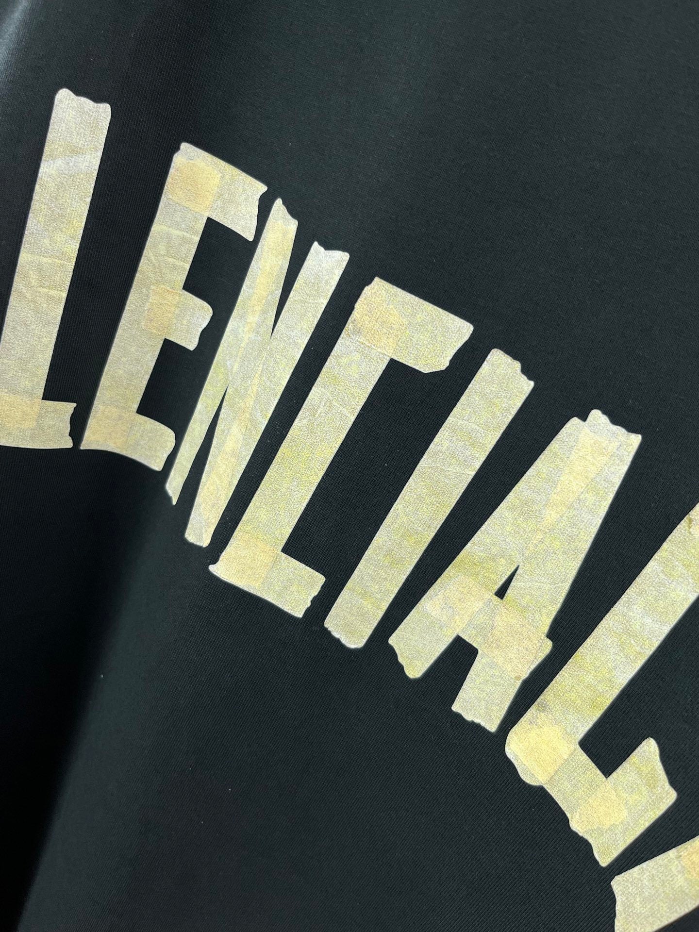 Balenciaga Black Tape Type Sweatshirt