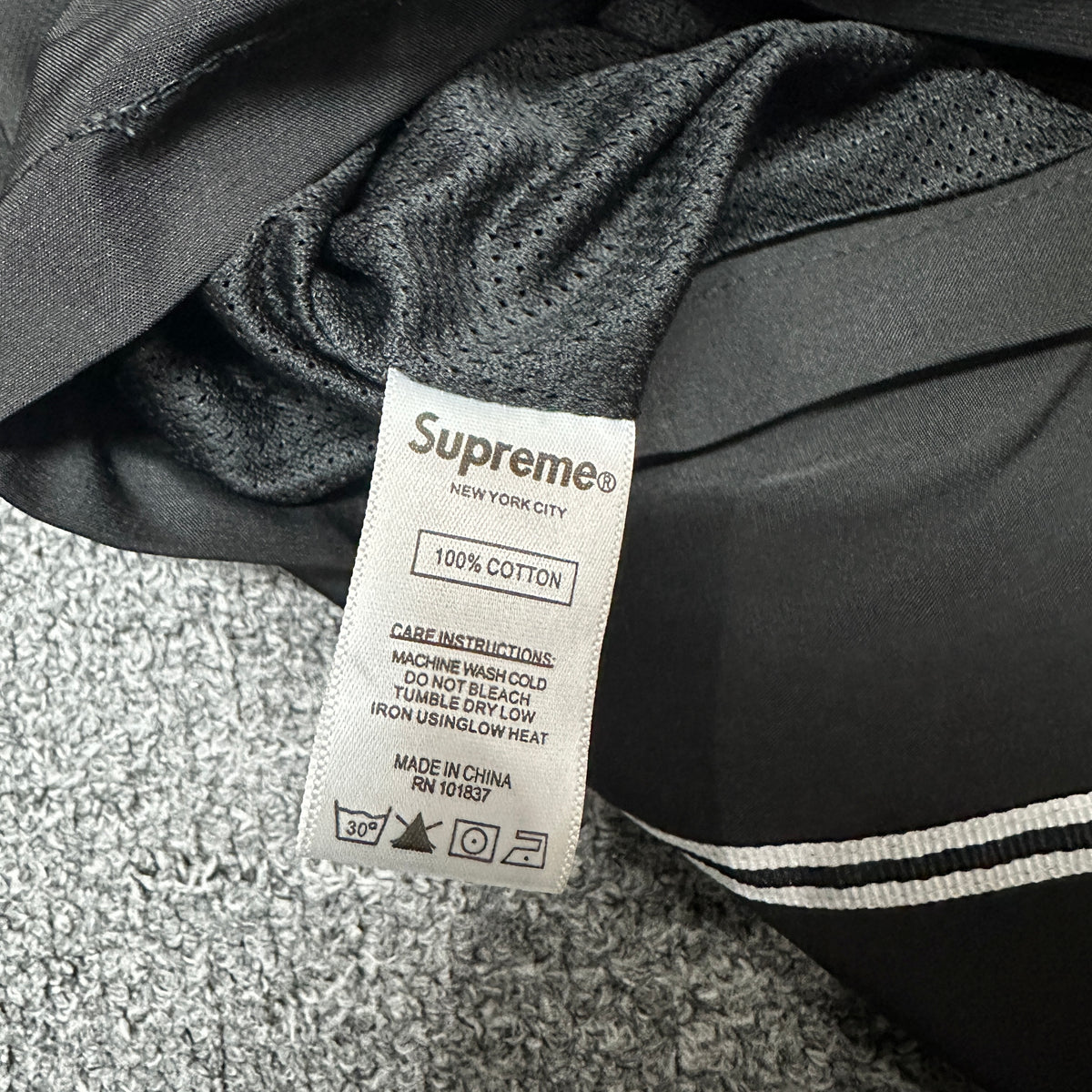 Supreme 3M Reflective Stripe Track Jacket