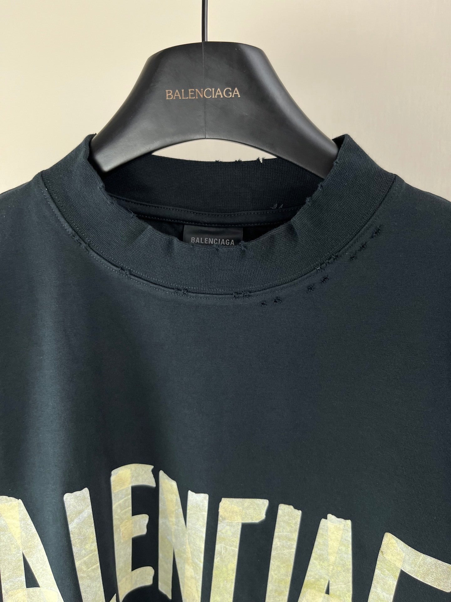 Balenciaga Black Tape Type Sweatshirt