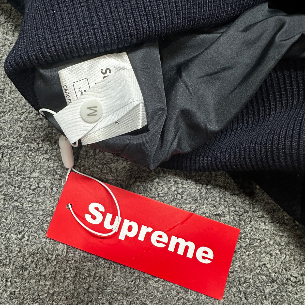 Supreme Big Logo Chenille Varsity Jacket