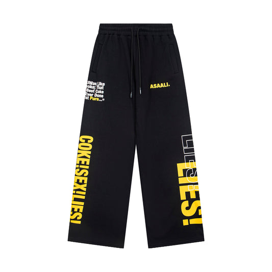 Asaali "Pure" Wide-Leg Fleece Trousers