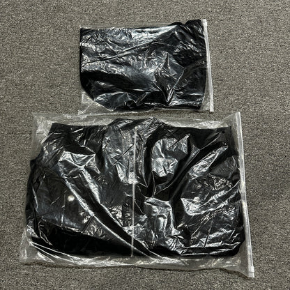 Supreme Satin Appliqué Zip Up Hooded Sweatshirt