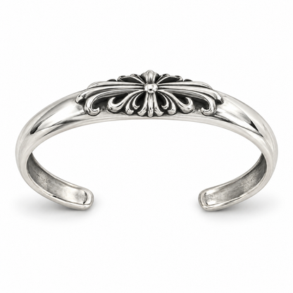 Chrome Hearts Floral Cross Cuff Bangle Bangle