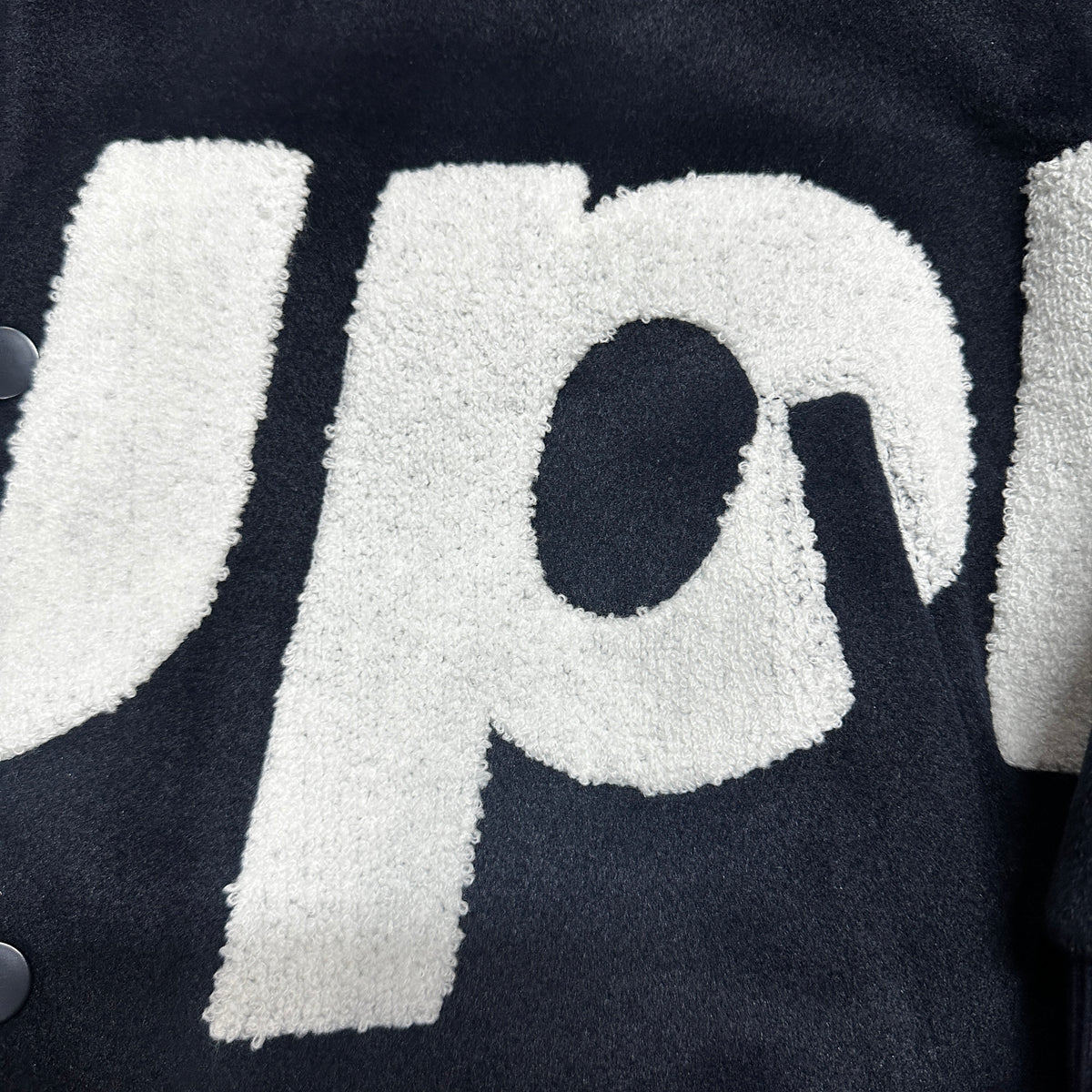 Supreme Big Logo Chenille Varsity Jacket