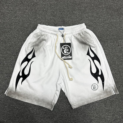 Hellstar Studios "Washed Flame" Fleece Sweat Shorts