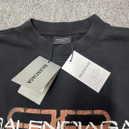 Balenciaga BB Logo Washed T-Shirt