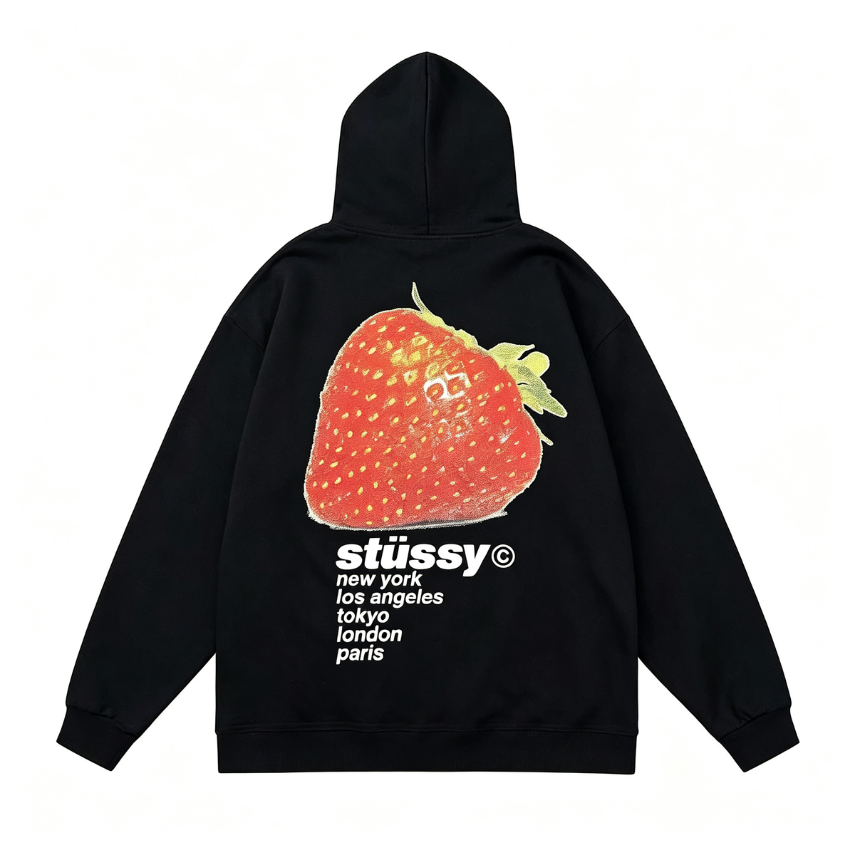 Stüssy "Strawberry" Graphic Hoodie