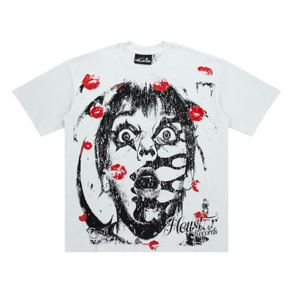Hellstar "French Kiss" Graphic Print T-Shirt