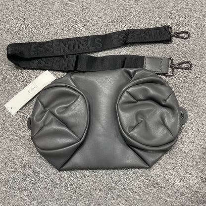 Fear of God Essentials Waterproof Matte PU Mini Barrel Bag