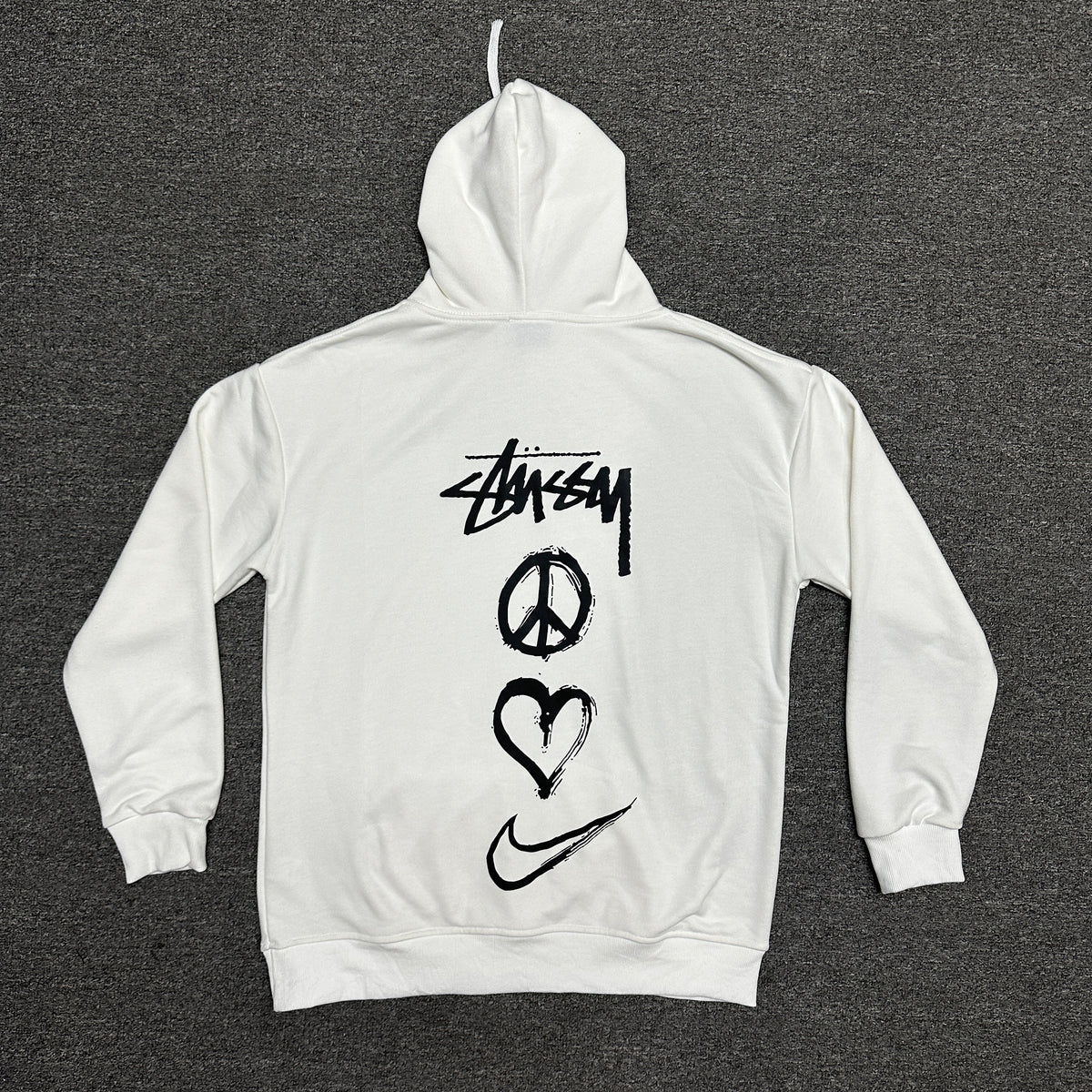 Nike x Stüssy "Peace, Love, Swoosh" Hoodie
