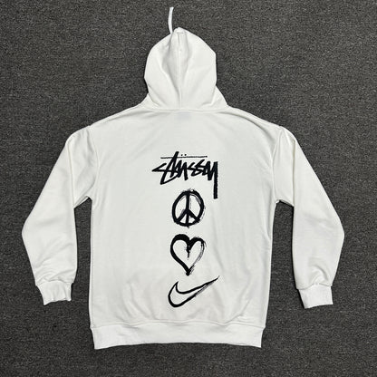 Nike x Stüssy "Peace, Love, Swoosh" Hoodie