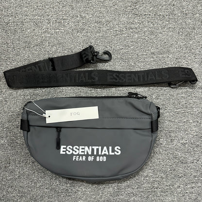 Fear of God Essentials Matte/Waterproof Fanny Pack / Bum Bag with Screen-Printed Logo