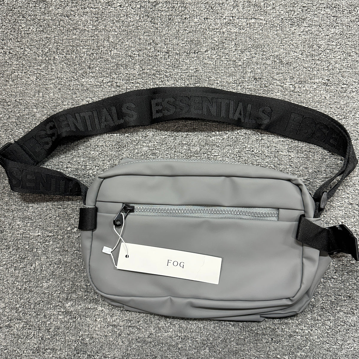 Fear of God Essentials Waterproof Matte PU Messenger Bag