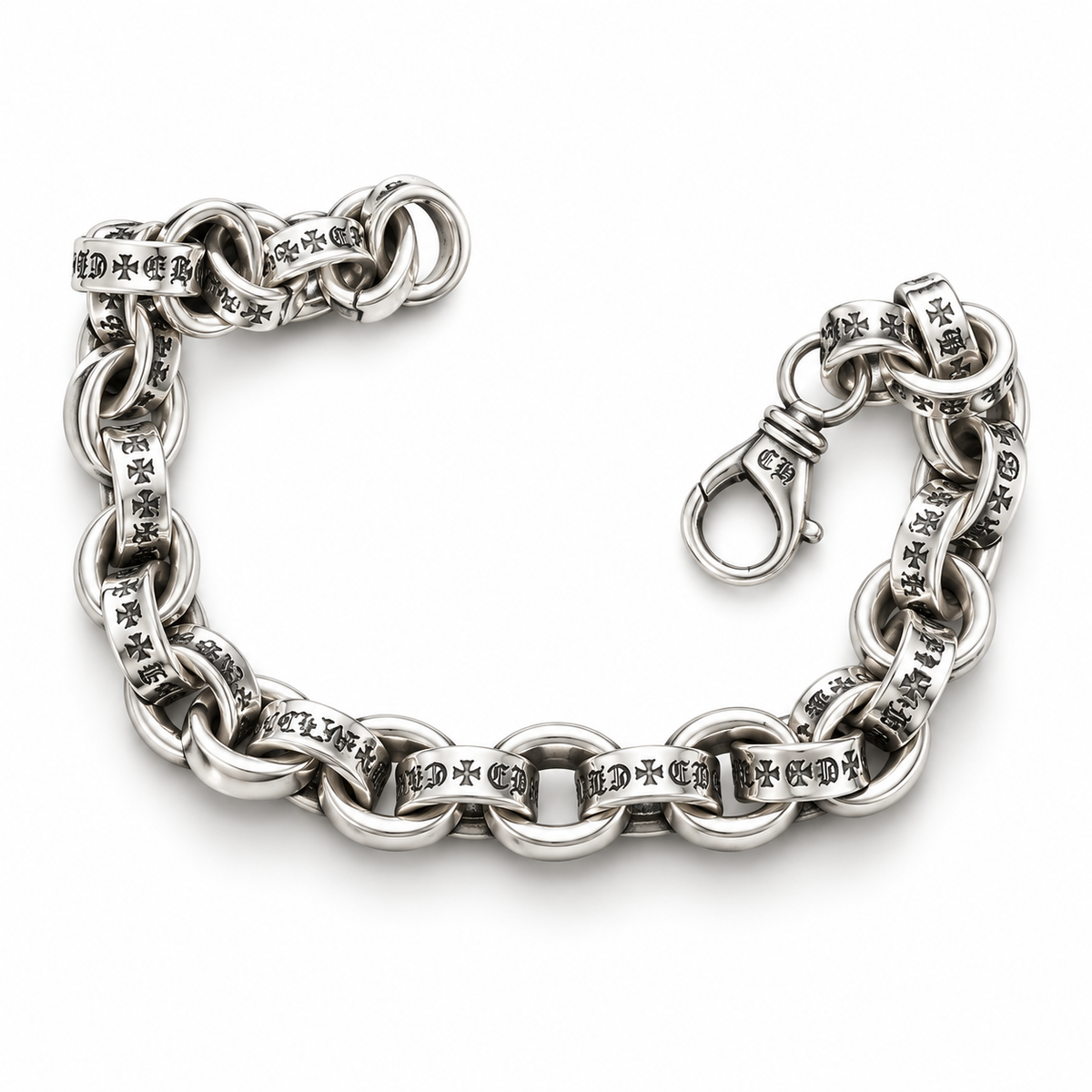 Large Paper Chain Bracelet" from Chrome Hearts