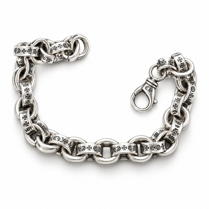 Large Paper Chain Bracelet" from Chrome Hearts