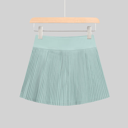 Pleated athletic tennis skirt