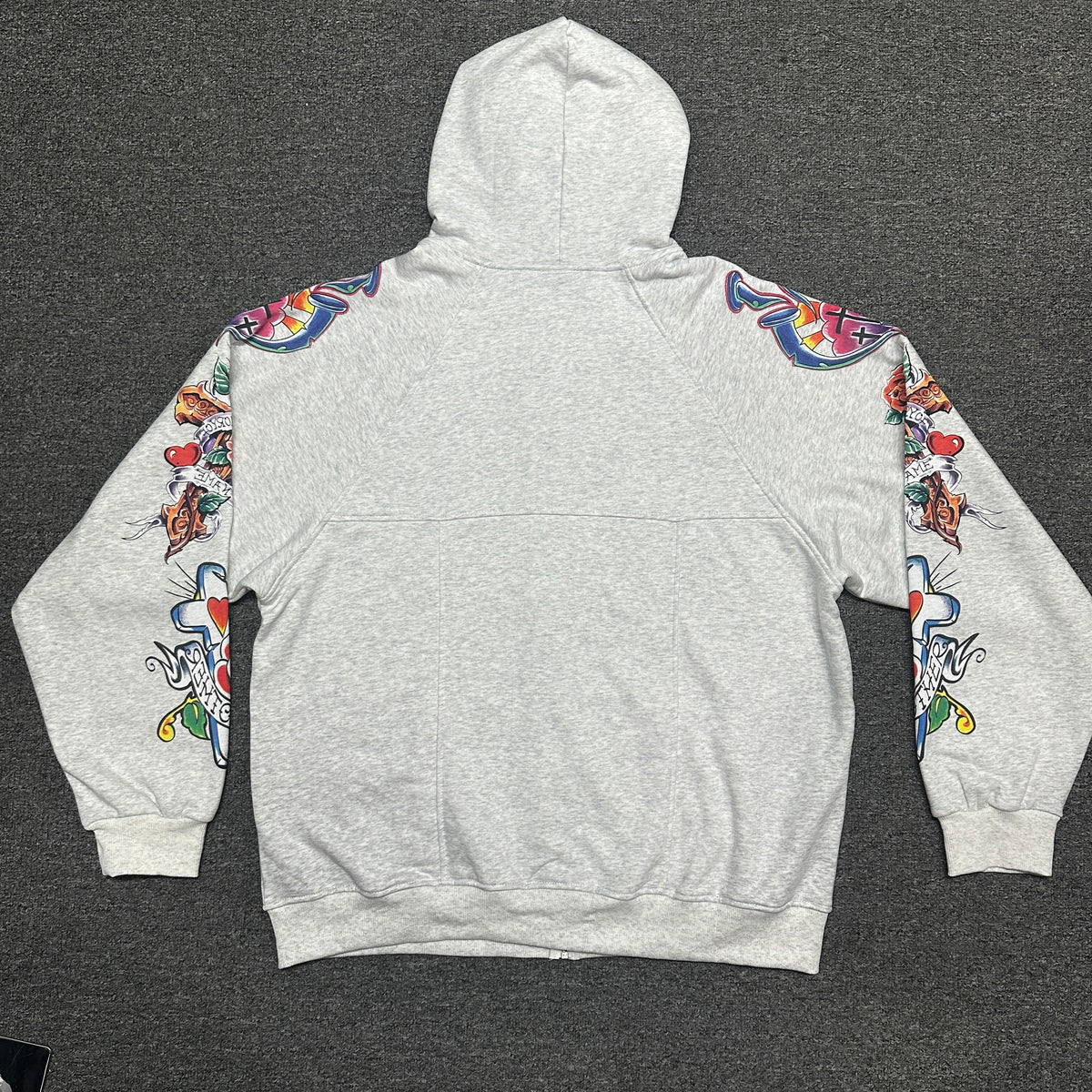 We Are Righteous "Risen King" Cropped Zip-Up Hoodie