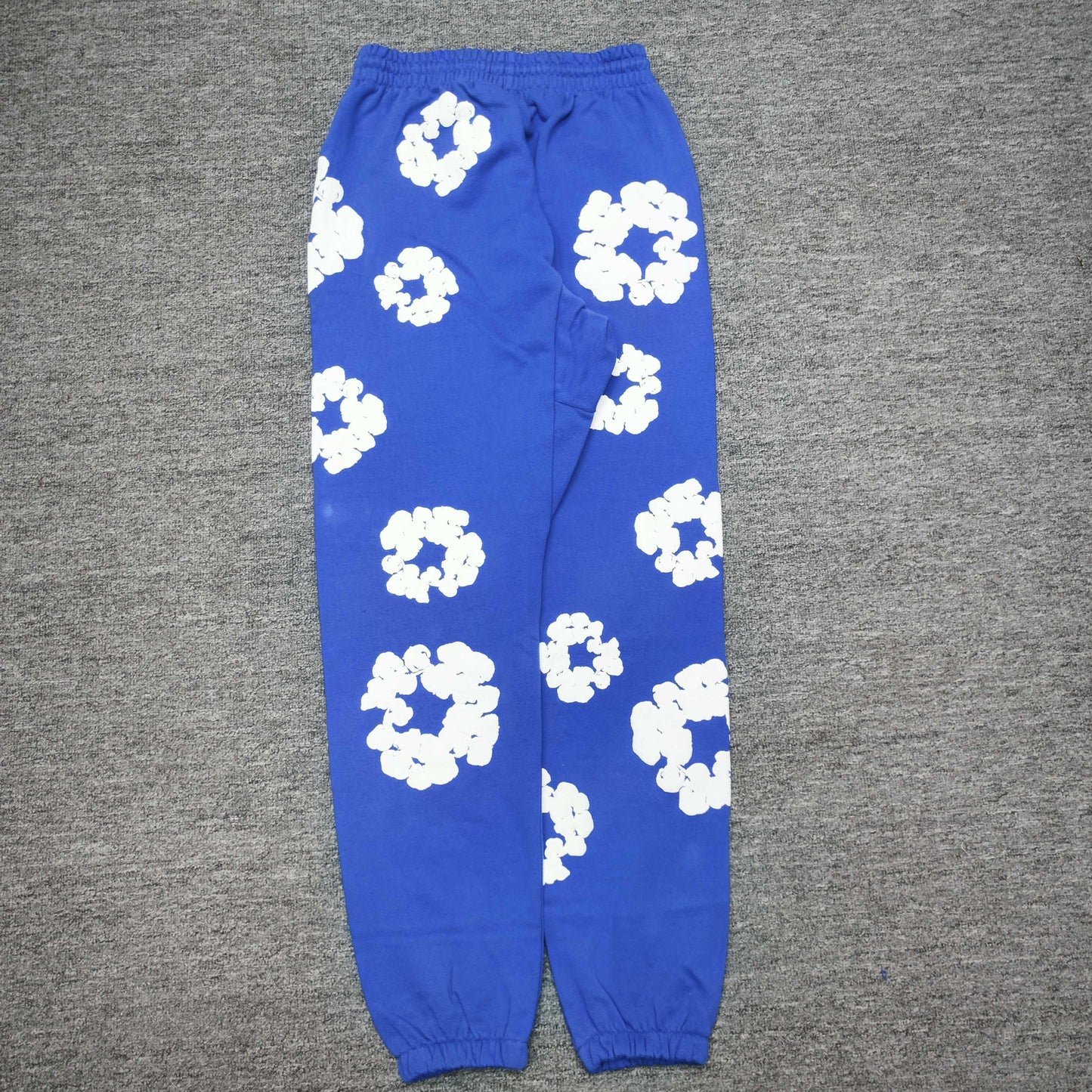Denim Tears Cotton Wreath Sweatpants Royal Blue front view