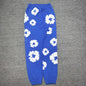 Denim Tears Cotton Wreath Sweatpants Royal Blue front view