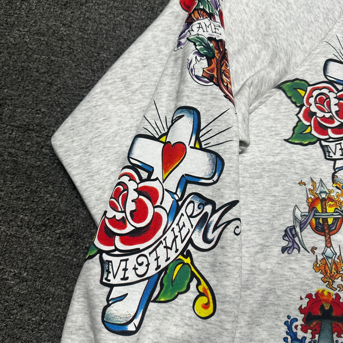 We Are Righteous "Risen King" Cropped Zip-Up Hoodie