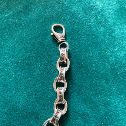 Large Paper Chain Bracelet" from Chrome Hearts