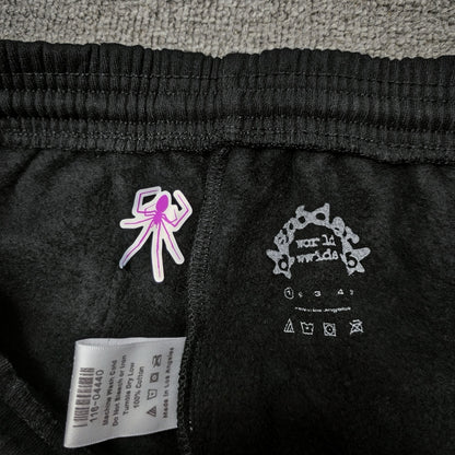 Sp5der P*NK sweatpants inner waistband label detail
Sp5der P*NK sweatpants care label and washing instructions