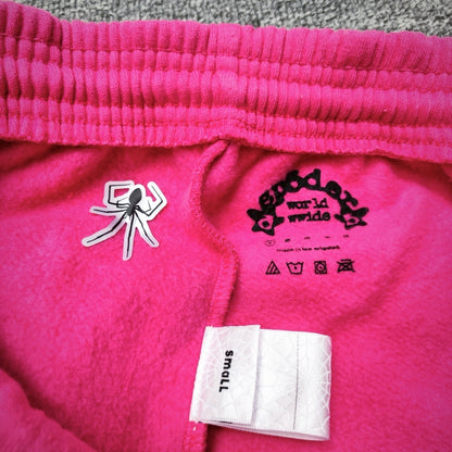 Sp5der P*NK sweatpants inner waistband label detail