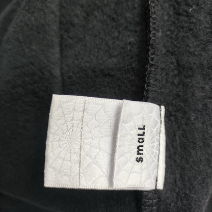 Sp5der P*nk Hoodie Black care label and washing instruction detail
