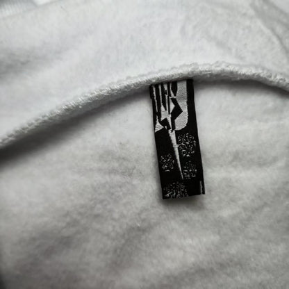 Sp5der OG Rhinestone Logo Hoodie White neck label and size tag detail
Sp5der OG Rhinestone Logo Hoodie White care label and washing instruction detail