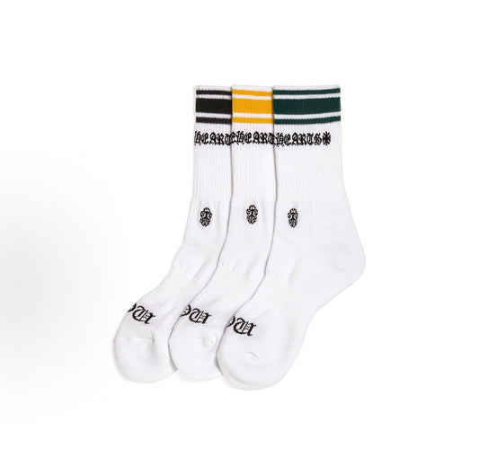 Chrome Hearts Multicolor Stripe Socks 3-Pack