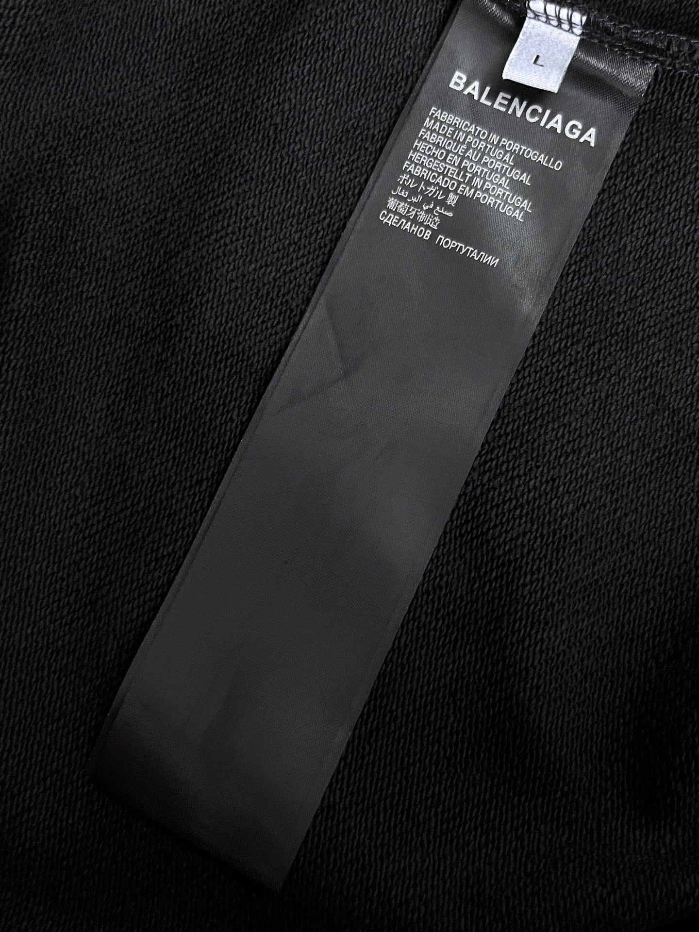 Balenciaga Black Political Stencil Hoodie