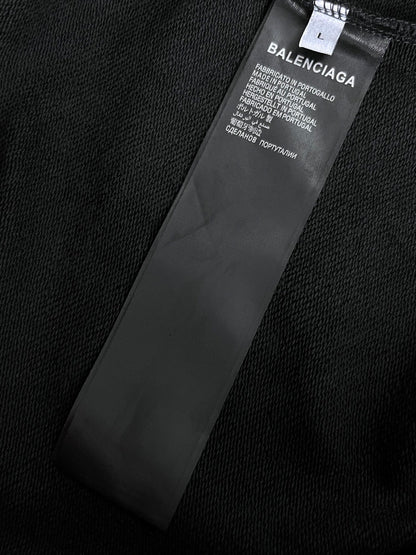 Balenciaga Black Political Stencil Hoodie