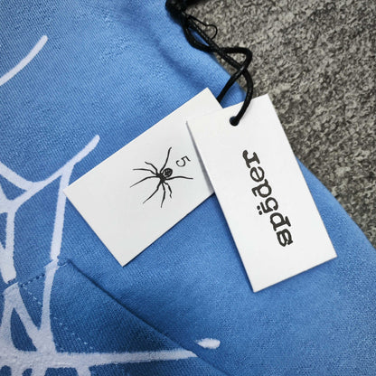 Sp5der OG Web V2 Hoodie Dusty Blue neck label and size tag detail
Sp5der OG Web V2 Hoodie Dusty Blue care label and washing instruction detail