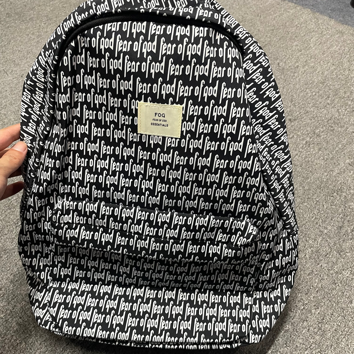 Fear of God (FOG) Essentials Allover Print Backpack